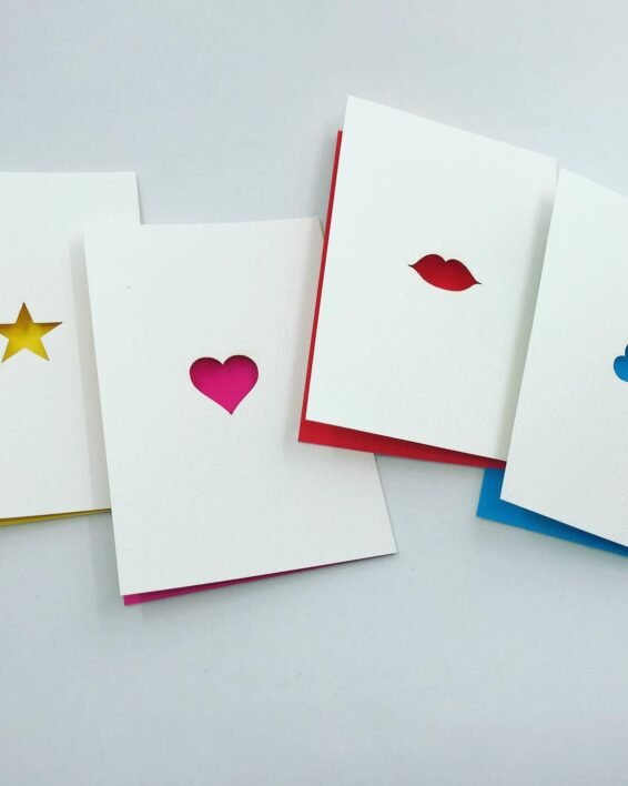 מארז כרטיסים איקון - חיתוך ליזר