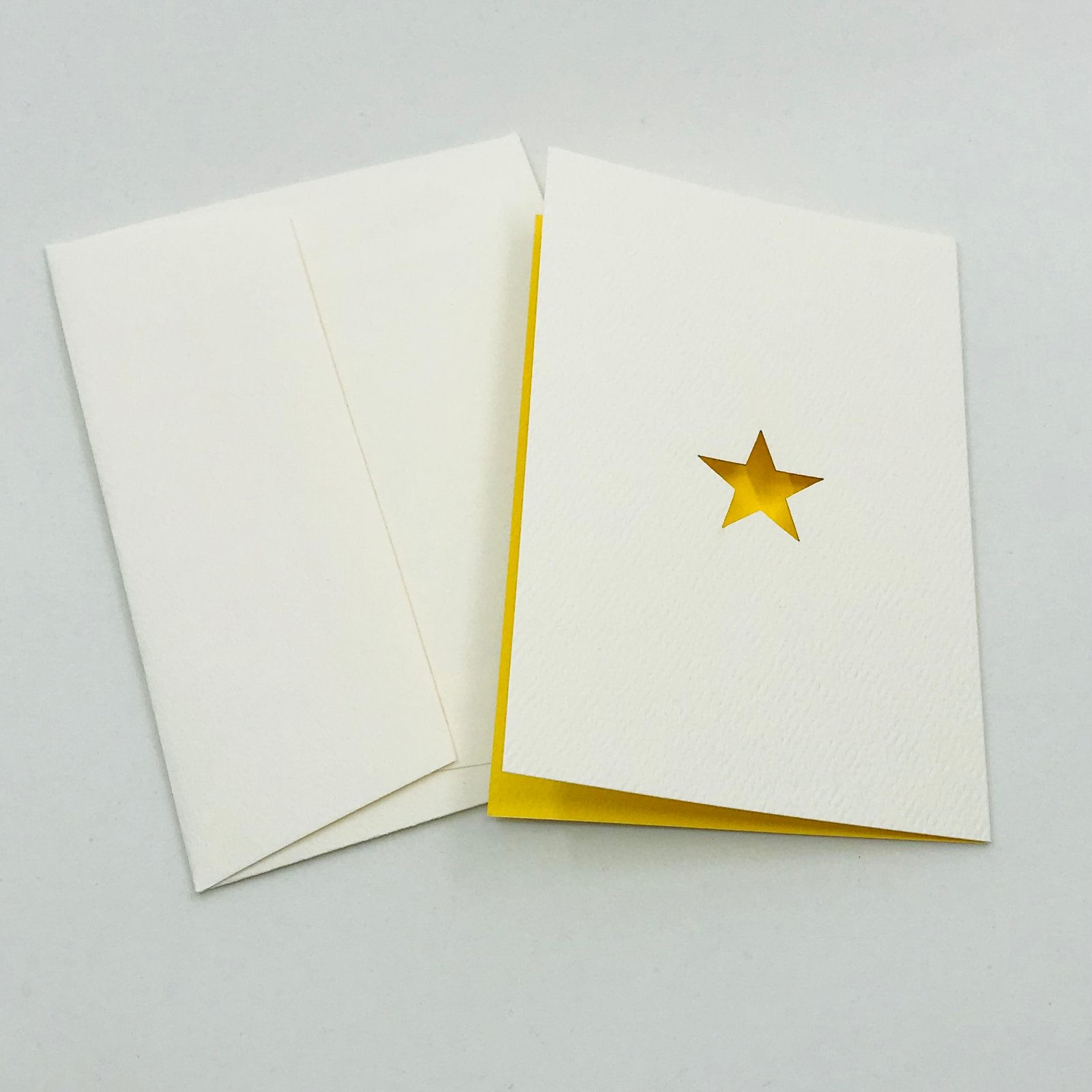 כרטיסים איקון בחיתוך ליזר - כוכב צהוב – תמונה 2