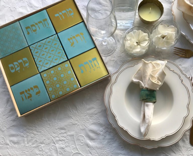 צלחת-פסח-מוזהבת